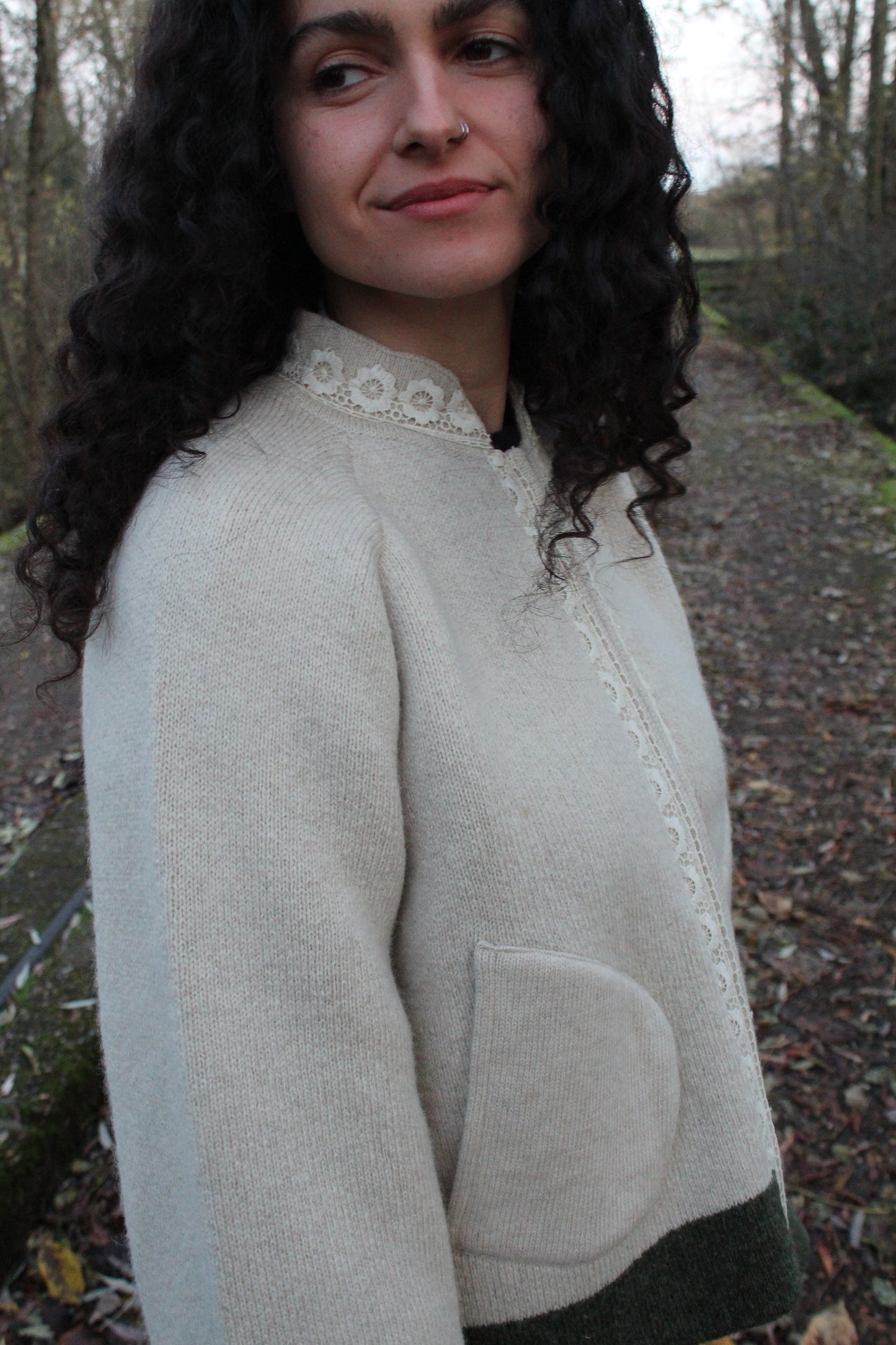"An Ode to Cotton" Shetland wool jacket